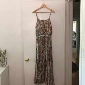Free People floral maxi dress!